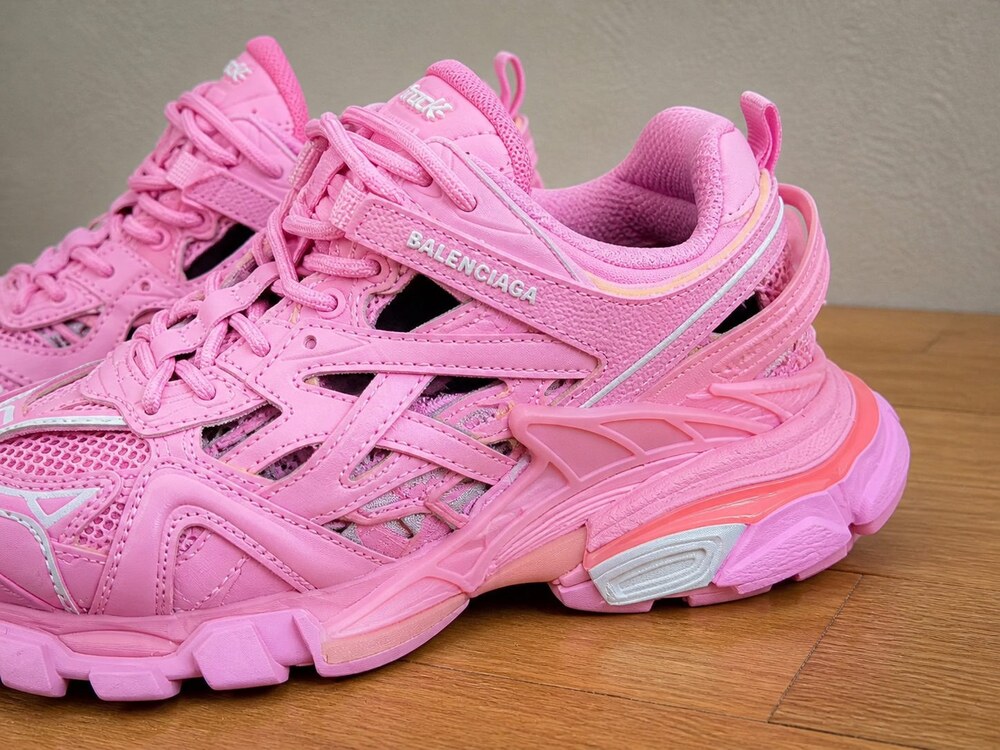 Balenciaga Pink Chunky Sneakers US 7 - Picture 8 of 10